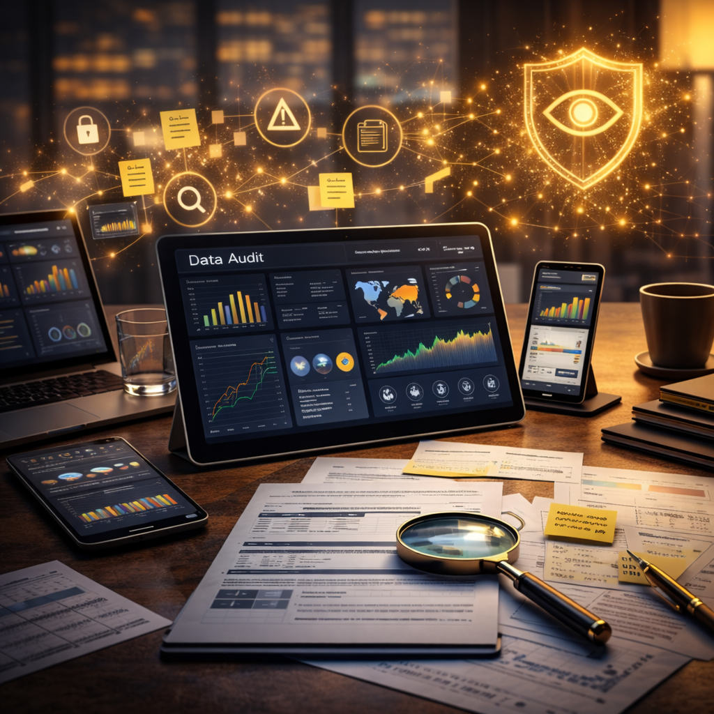 Data visibility audit executive dashboard preview